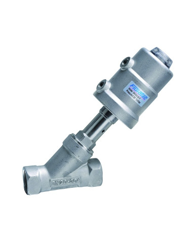 2KS200 zawór kątowy Fluidtec ze stali nierdzewnej