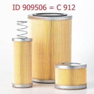 909506 Alternatywny filtr powietrza C 912 do pompy próżniowej, kompresora, dmuchawy bocznokanałowej Becker